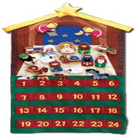 29 quot Felt Velcro Nativity Advent Calendar