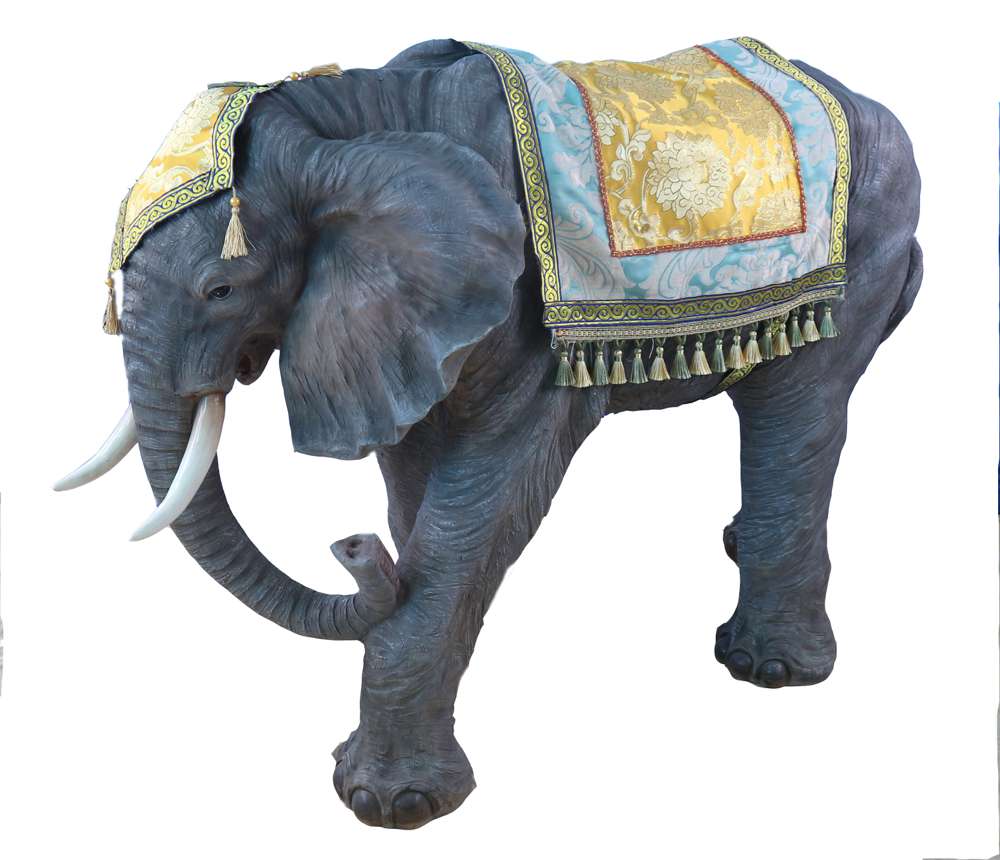 heaven"s majesty elephant, 53" tall (for 39" scale nativity
