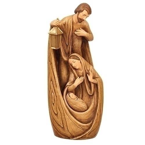 HFO: Spanish Holy Family Wooden Cross 8 1/2 X 6 inches