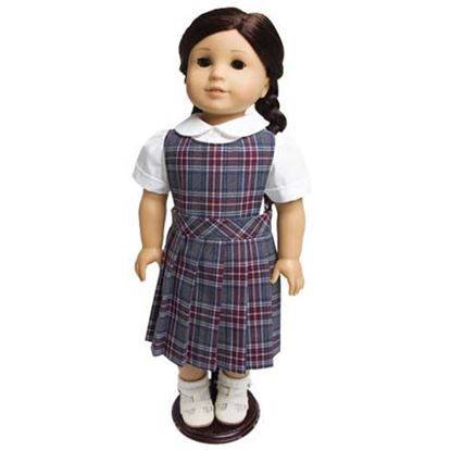 #55 Plaid 18" Doll Uniform