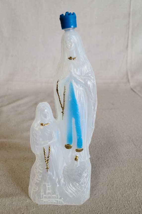 Extra Large Our Lady of Lourdes Holy Water Bottle