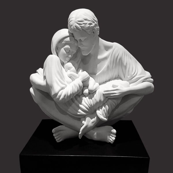 Timothy Schmalz Standing Holy popular Family Solid Resin Sculpture Holy Family