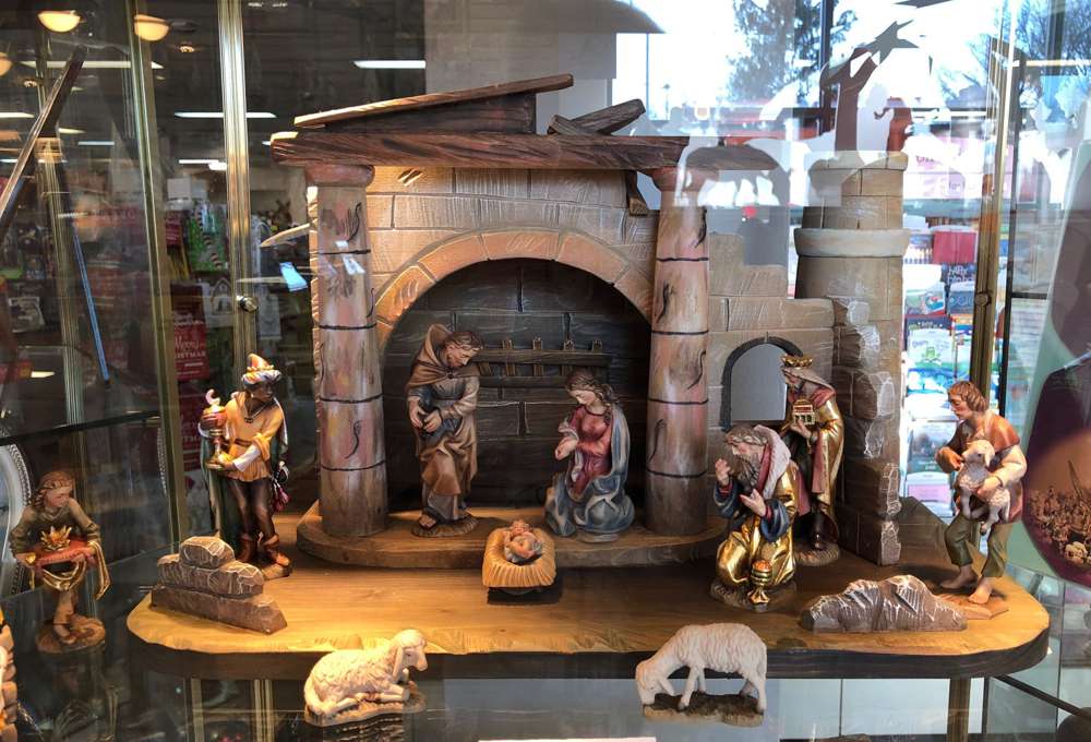 Hand Carved Nativity Scene Statues