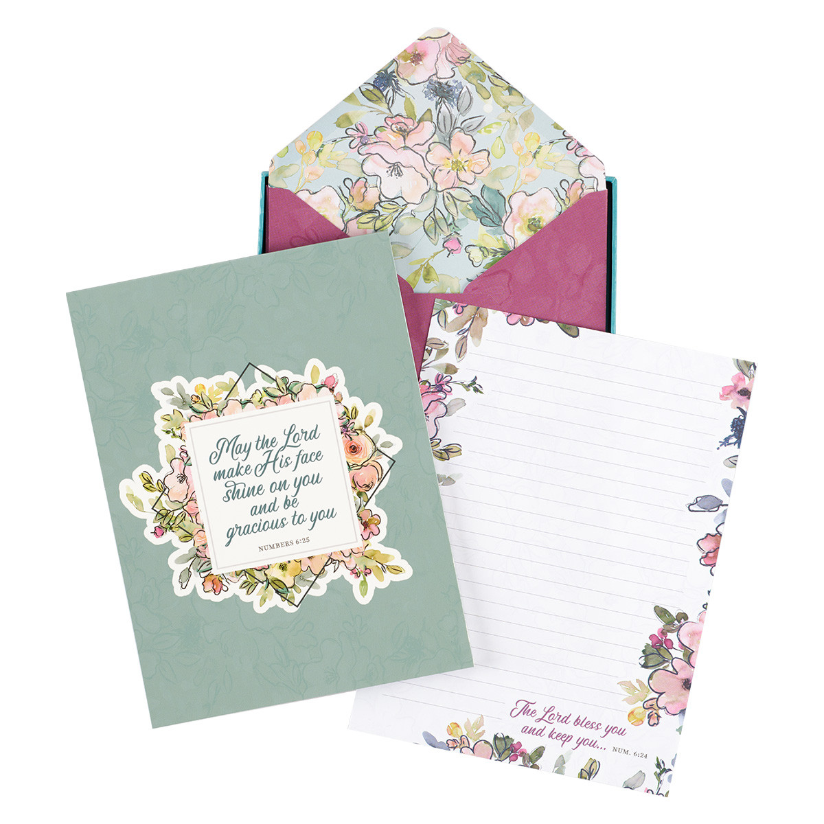 Thankful and Blessed - Boxed Blank Note Cards -15 Cards & Envelopes