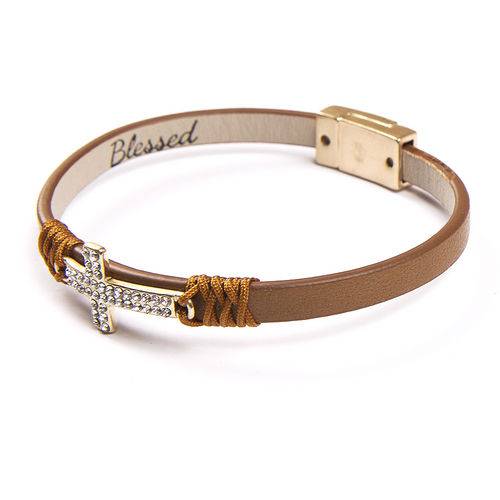 Fashion Frill Black Leather Bracelet For Men Stylish Magnetic Charm Bracelet  For Men Boys