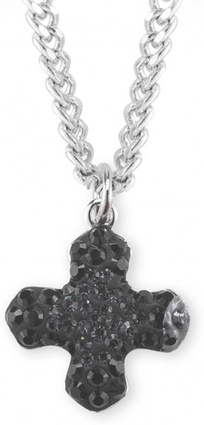 Men's Cross Greek Necklace in Sterling Silver | Gold Boutique