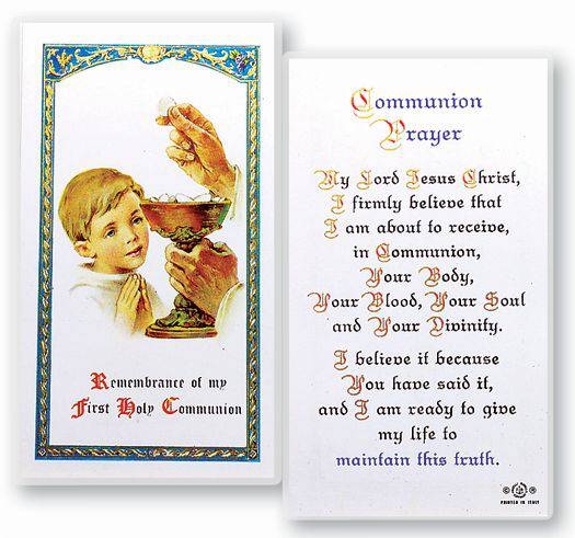 first communion prayer images