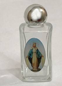 Extra Large Our Lady of Lourdes Holy Water Bottle