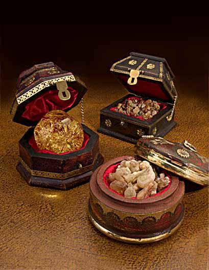The Original Gifts Of Christmas Gold Frankincense and Myrrh Box Holida
