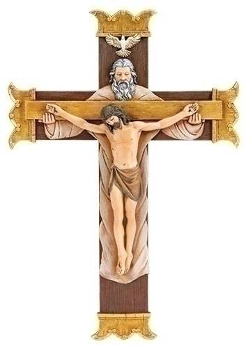 12" Holy Trinity Crucifix Hanger