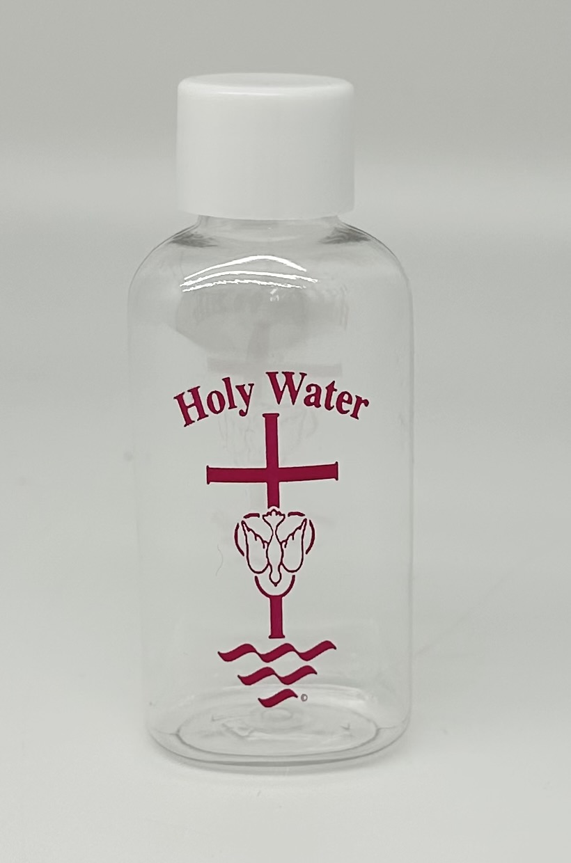 Extra Large Our Lady of Lourdes Holy Water Bottle