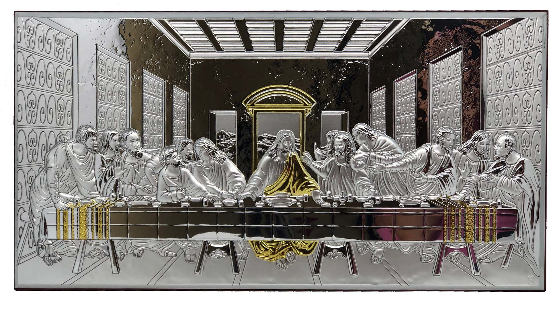 the last supper plaque