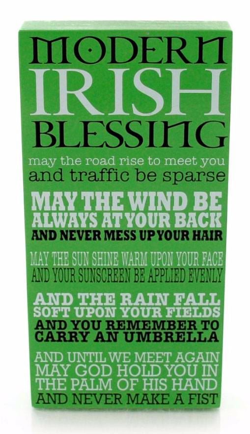  Modern Irish Blessing Wall Plaque