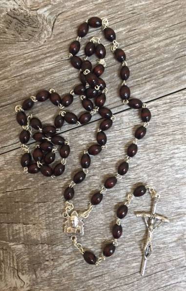 Rosary 6mm Wood Cord – Joseph's Inspirational