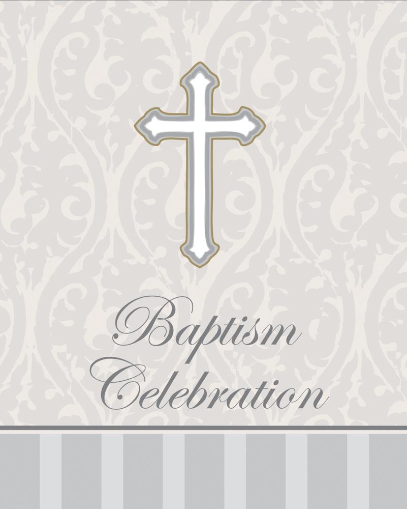 white baptism cross clip art