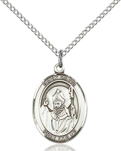 St. David of Wales Patron Saint Necklace