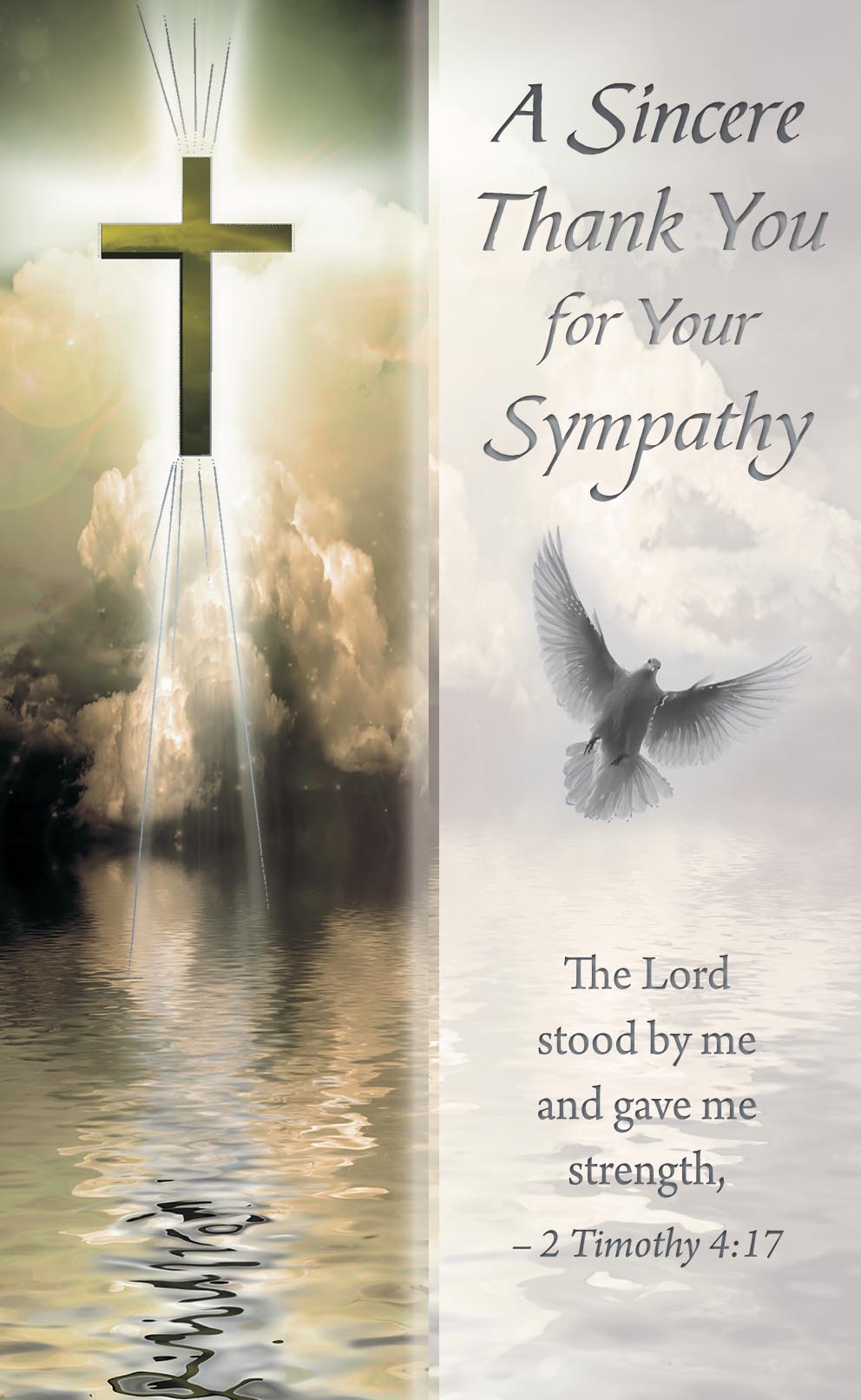 Sympathy Acknowledgement Cards from Family - Pkg of 8