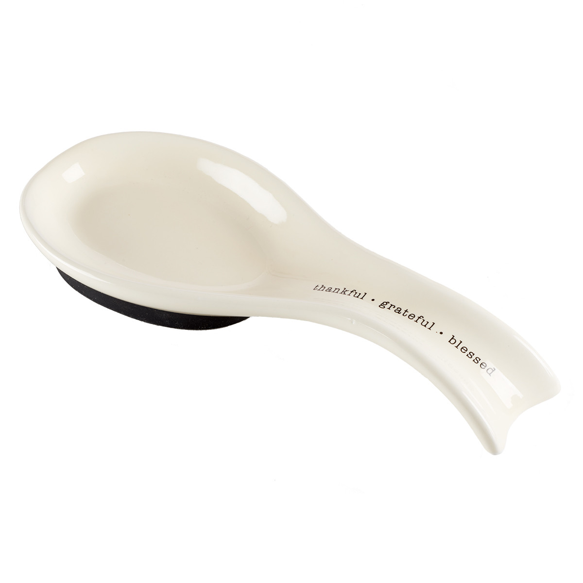 Le Creuset Flower Spoon Rest in White