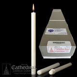 1-1/4" x 24 3/4" Beeswax Altar Candles