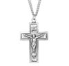 Engraved Sterling Crucifix on 24" Chain