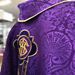 1-191 Damask Chasuble with IHS orphrey - ALB1-191