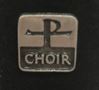 1/2" Pewter Choir Lapel Pin