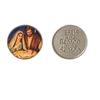 1.25" Jesus is the Reason for the Season Christmas Pocket Token Set/2?  FRONT & BACK OF TOKEN SHOWN; Price includes two tokens. One for you and one for a friend. Pass it on this Christmas!