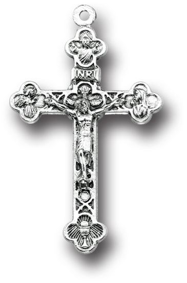 SOLD AS A PACK OF 25  1.5" Italian Angels & Eucharistic Crucifix perfect for Rosaries or Necklaces