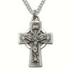 Celtic 1" Sterling Silver Crucifix on 18" Chain