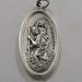 1" St. Christopher Oxidized Medal