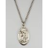 St. Michael 1" Oval Medal on Chain