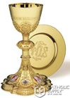 Holy Family Chalice and IHS Well Paten and Case