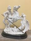 St. George 10.5" Alabaster Statue from Italy