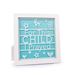 10" For This Child Standing Plaque