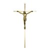 Gold-Plated 10" Wall Crucifix with Antiqued Corpus 