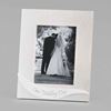 Our Wedding Day 10" Pearl Picture Frame, Holds 5x7 Photo