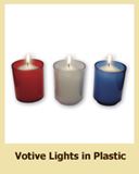 10 Hour Clear Dispozalite Votive Candles, Box of 100