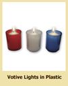 10 Hour Clear Dispozalite Votive Candles, Box of 50