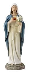 Immaculate Heart of Mary 10" Full Color Statue