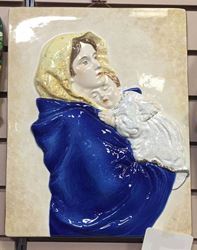 10" Madonna Of The Streets Robbia Wall Hanging *WHILE SUPPLIES LAST*