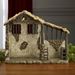 10 Inch First Christmas Gifts 16pc Real Life Nativity Set with Stable - 112015