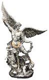 St. Michael 10" Statue Pewter Style Finish 