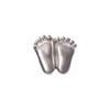 Precious Feet, Silver Lapel Pin