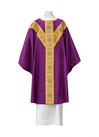 Arte Grosse Santus Chasuble Purple, Plain Collar (lined)