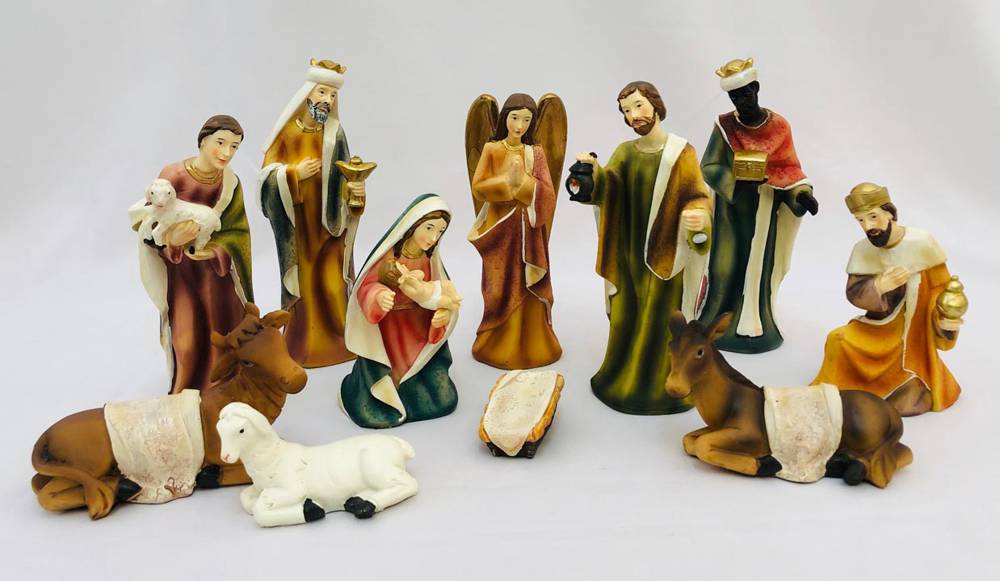 11pc 6" Heaven's Majesty Nativity Figure Set