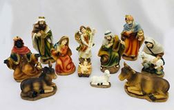11pc 8" Heavens Majesty Nativity Figure Set 