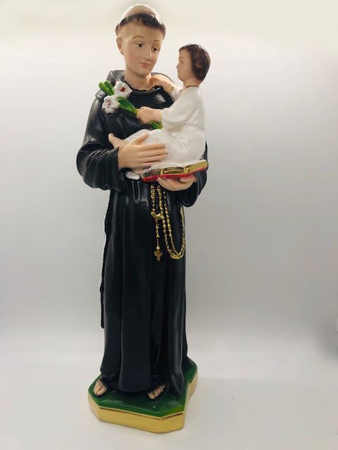 12.5" St. Anthony and Child Statue from Italy