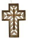 Wooden 12.5" Wall Cross with Cut Outs