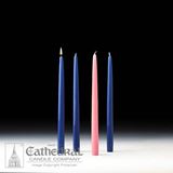 12" Advent Candle Set- Blue/Pink