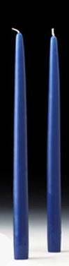 12" Blue Taper Candle, Sold Individually